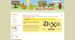 Desktop Screenshot of jeux-virtuels.fr