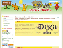 Tablet Screenshot of jeux-virtuels.fr